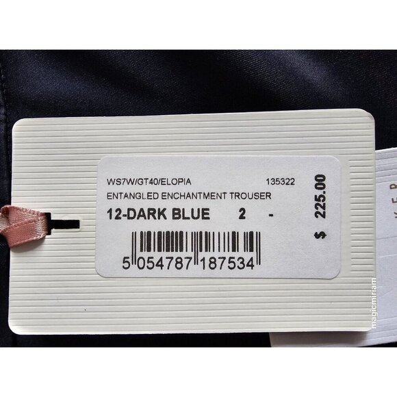 BNWT Ted Baker Blue Elopia Entangled Enchantment Floral Trouser - Picture 16 of 16